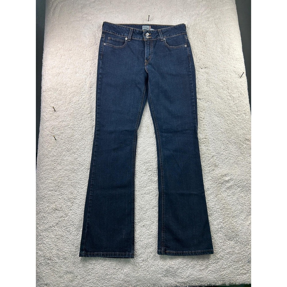 Levis Jeans Womens 8 Medium Blue Bootcut Stretch Denim Classic Fit Dark Wash